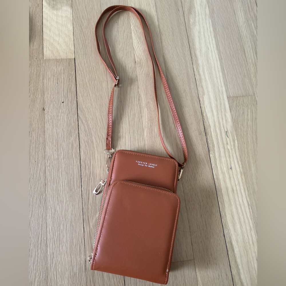 Forever Lovely Tan Crossbody Bag